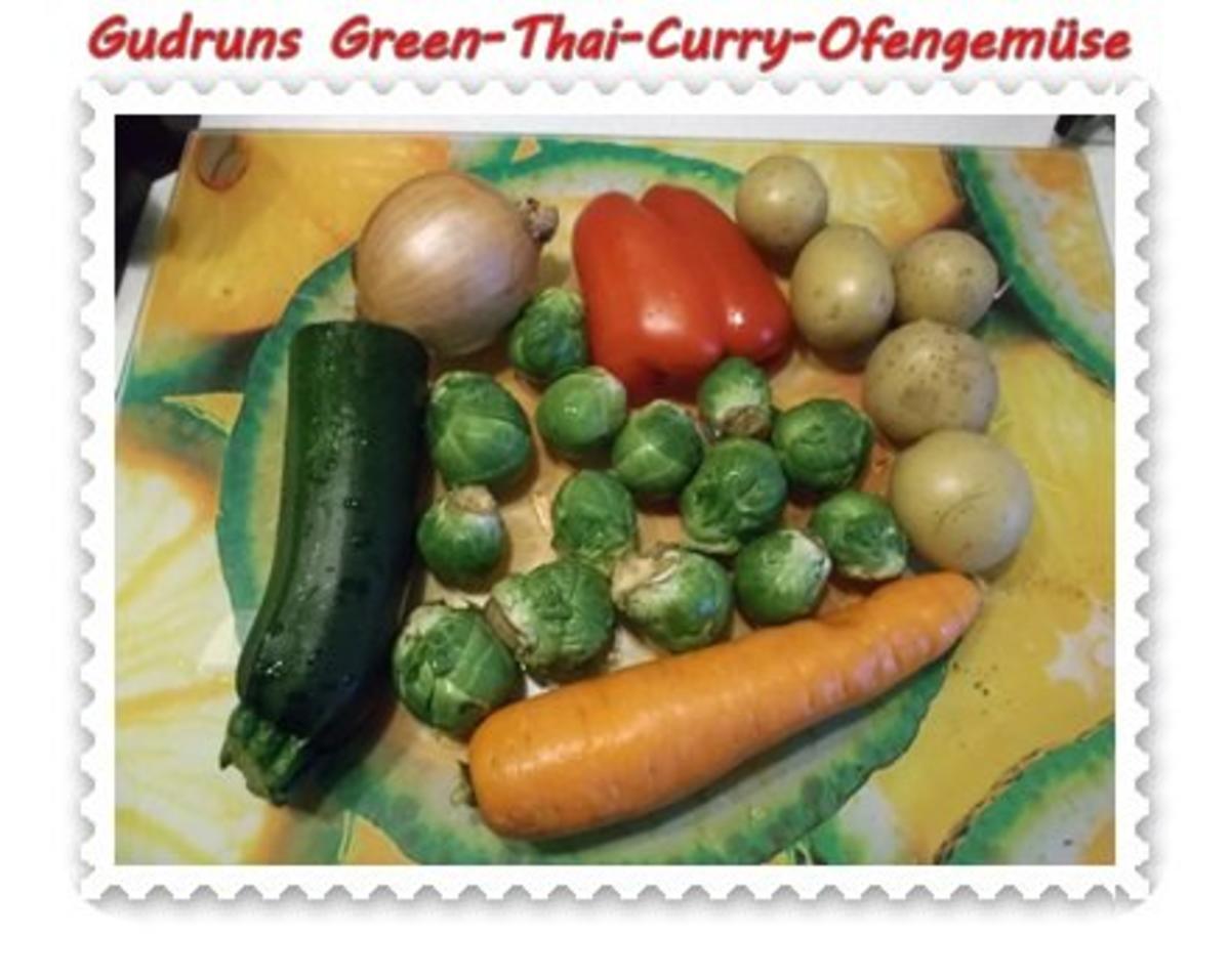 Vegetarisch Green Thai Curry Ofengemuse Rezept Kochbar De