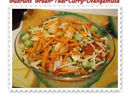 Vegetarisch: Green-Thai-Curry-Ofengemüse - Rezept - Bild Nr. 4