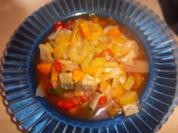 Gemüsesuppe leicht scharf - Rezept