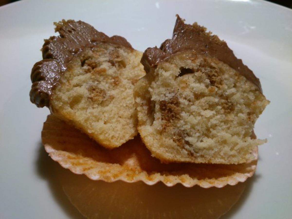 Spekulatius Mini Cupcakes mit Nutella Creme - Rezept - Bild Nr. 2