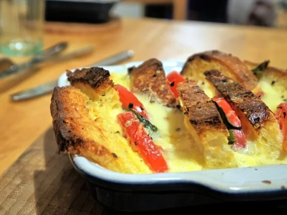 Rezept: Toskan(in)ischer Brotauflauf Bild Nr. 2 Toskan(in)ischer Brotauflauf - Rezept - Bild Nr. 2