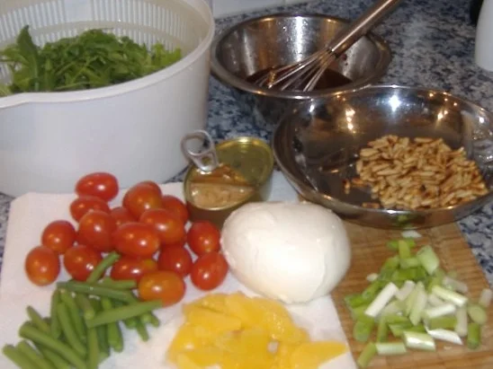 Lauwarmer Herbstsalat mit Granatapfelvinaigrette - Rezept - Bild Nr. 2