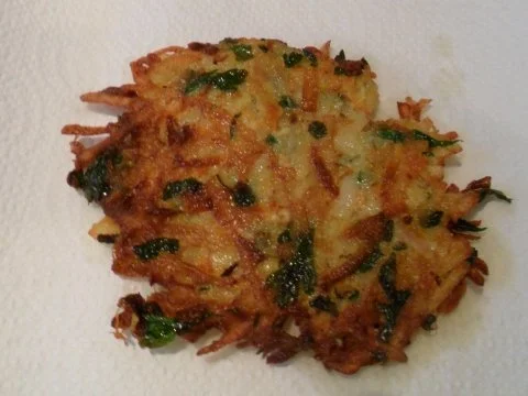 Kürbis-Kartoffel-Petersilien-Reibekuchen - Rezept - Bild Nr. 7