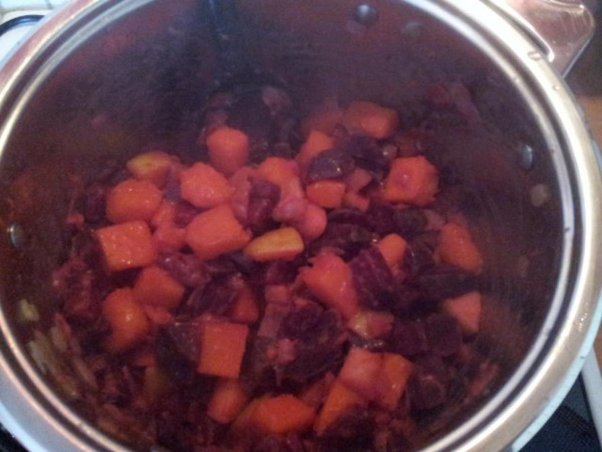 Rote Bete-Kürbissuppe - Rezept - Bild Nr. 8