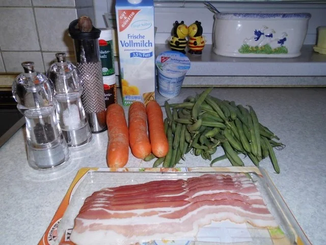 Rezept: Schnippelbohnen mit Möhren Bild Nr. 2 Schnippelbohnen mit Möhren - Rezept - Bild Nr. 2