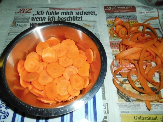 Rezept: Schnippelbohnen mit Möhren Bild Nr. 3 Schnippelbohnen mit Möhren - Rezept - Bild Nr. 3