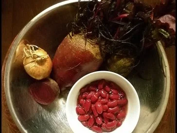 Rote-Bete-Risotto mit Zitronen-Rosmarin-Öl und Feta - Rezept - Bild Nr. 2