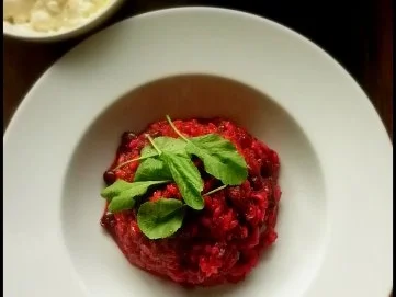 Rote-Bete-Risotto mit Zitronen-Rosmarin-Öl und Feta - Rezept - Bild Nr. 10