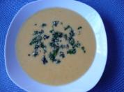 Kürbiscremesuppe mit Kürbispesto - Rezept