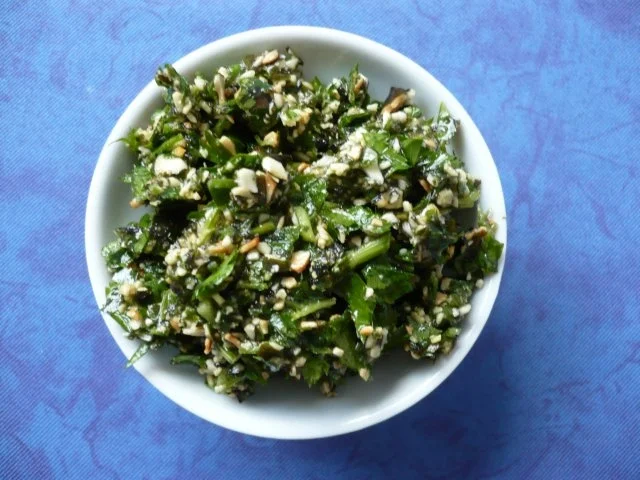 Rezept: Kürbiscremesuppe mit Kürbispesto Bild Nr. 9 Kürbiscremesuppe mit Kürbispesto - Rezept - Bild Nr. 9