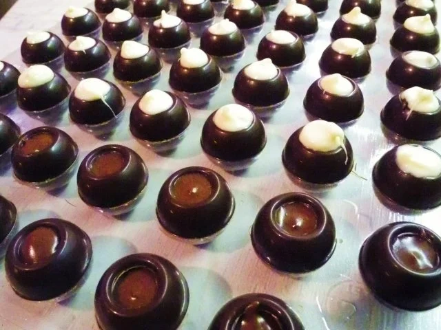 Alkoholische Pralinen, mit Grand Marnier,Rum od.Irischem Kaffee - Rezept - Bild Nr. 2