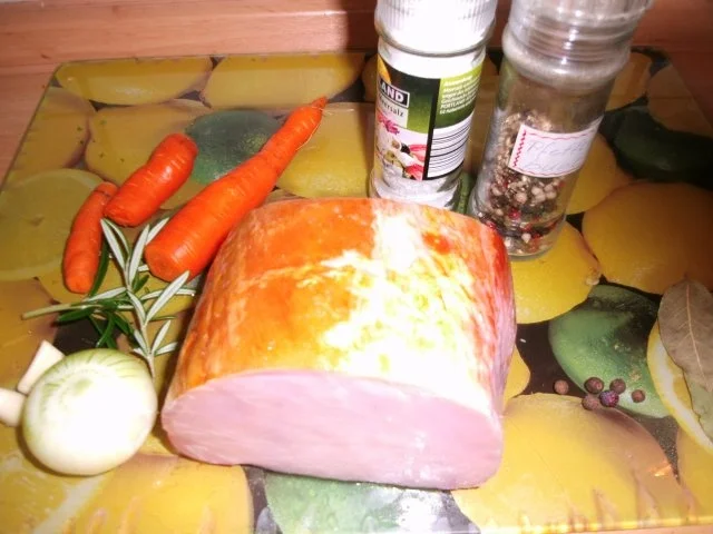 Rezept: Sonntagsbraten : Kasseler mit Rosenkohl Bild Nr. 2 Sonntagsbraten : Kasseler mit Rosenkohl - Rezept - Bild Nr. 2