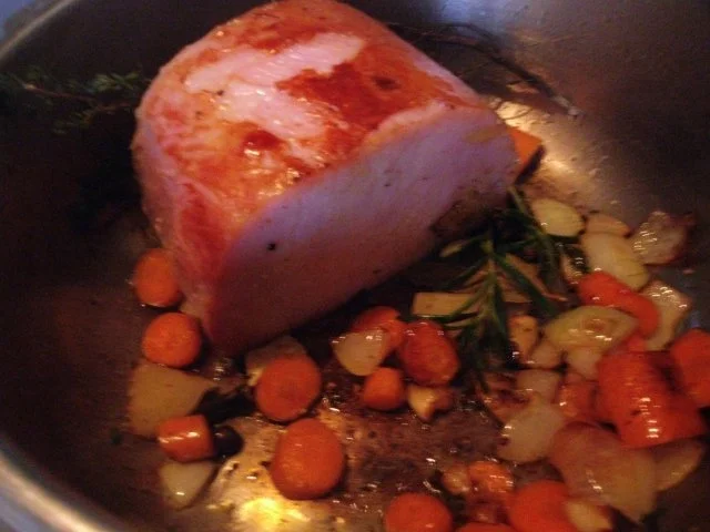 Rezept: Sonntagsbraten : Kasseler mit Rosenkohl Bild Nr. 3 Sonntagsbraten : Kasseler mit Rosenkohl - Rezept - Bild Nr. 3