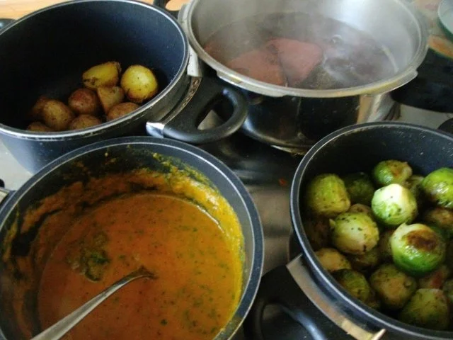 Rezept: Sonntagsbraten : Kasseler mit Rosenkohl Bild Nr. 6 Sonntagsbraten : Kasseler mit Rosenkohl - Rezept - Bild Nr. 6