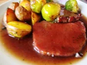 Sonntagsbraten : Kasseler mit Rosenkohl - Rezept