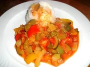 Buntes Gemüseallerlei mit Reis - Rezept