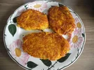 Vegan : Kürbis - Kartoffel - Rösti dazu grünen Salat - Rezept