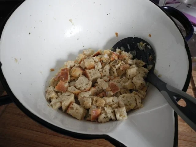 Beilage : ....nen Semmelkloß in Form gebracht ;-) - Rezept - Bild Nr. 12