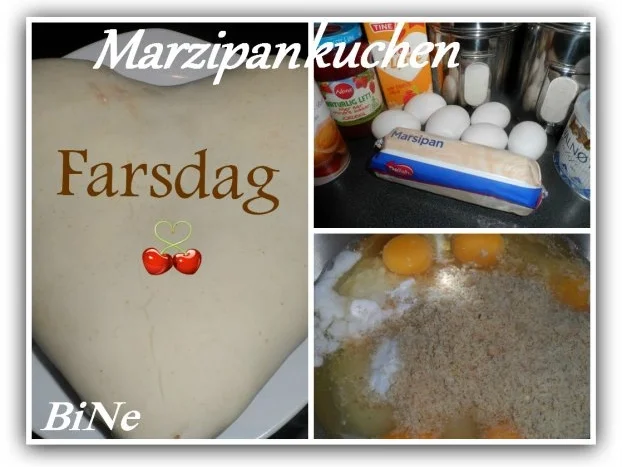 BiNe` S MARZIPANKUCHEN - Rezept