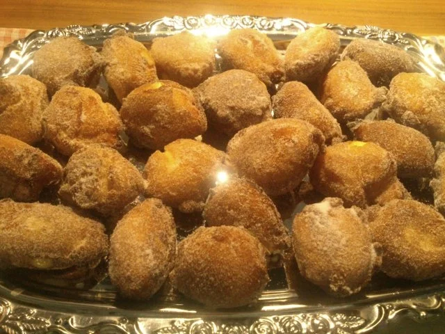 Quarkbällchen gefüllt mit Vanillepudding - Rezept - Bild Nr. 2