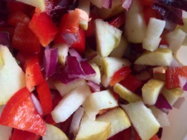 Bunter Eiersalat - schnell &amp; einfach - 83 kcal/100g