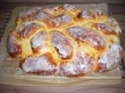 Hefe-Quark-Zopf gefüllt - Rezept