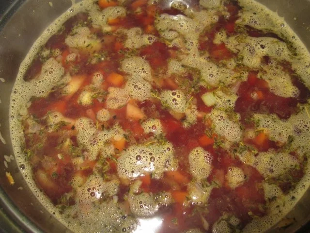 Damhirschbraten mit Rotkraut und Semmelknödeln - Rezept - Bild Nr. 4