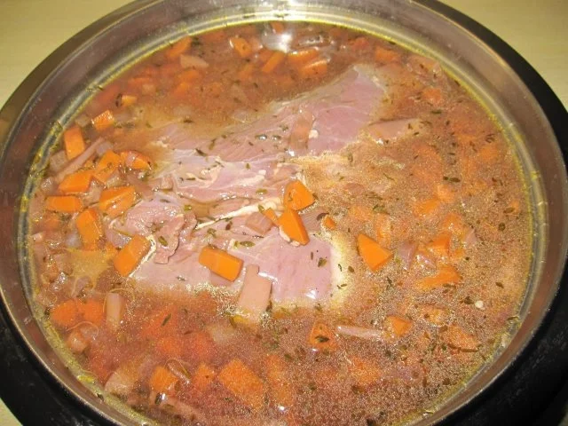 Damhirschbraten mit Rotkraut und Semmelknödeln - Rezept - Bild Nr. 5