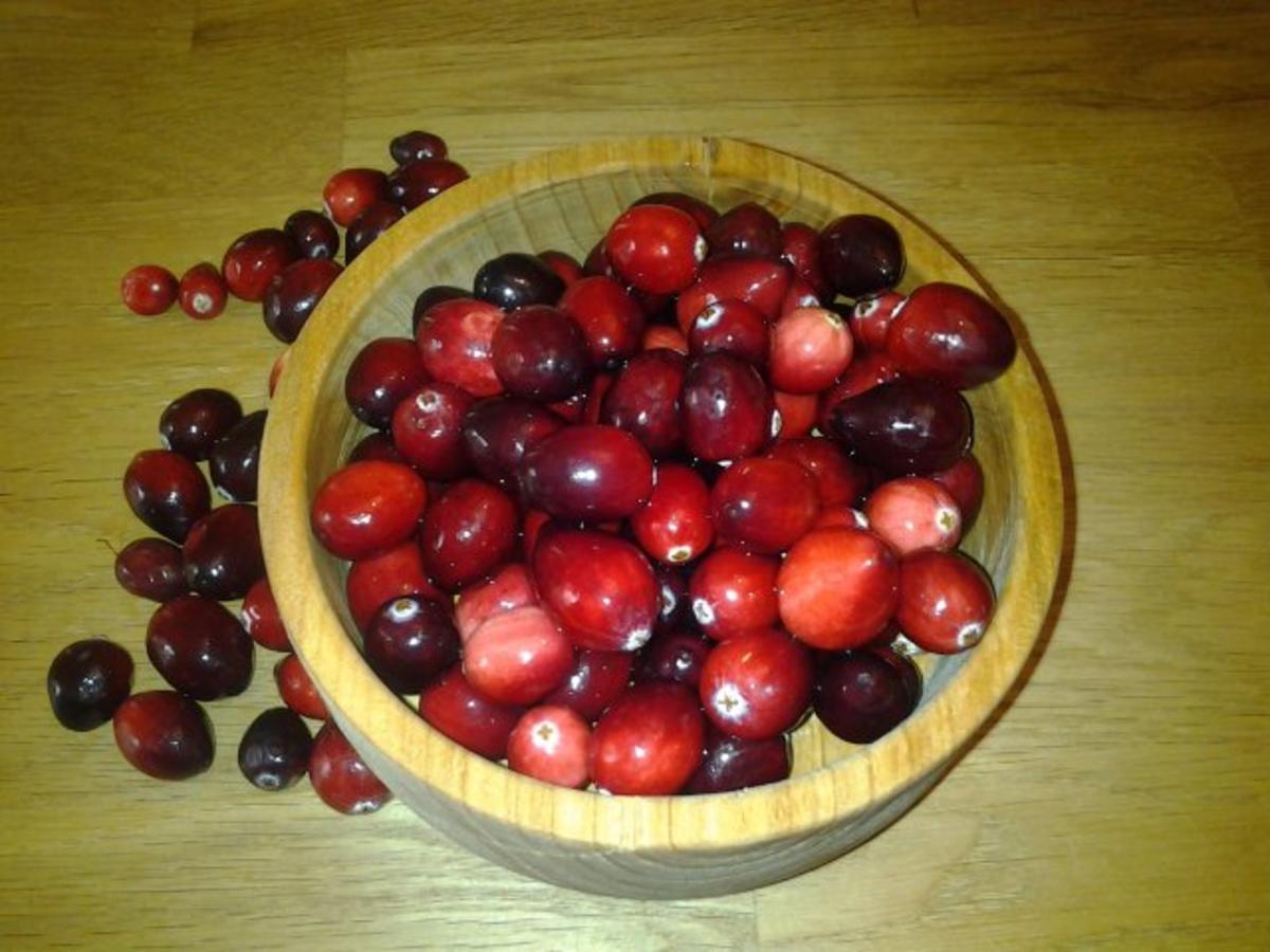 kandierte, gefrostete  Cranberries - Rezept - Bild Nr. 2