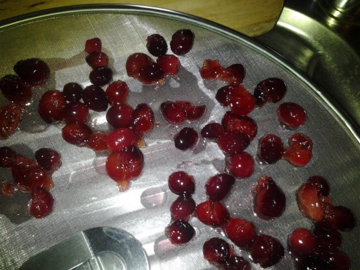 kandierte, gefrostete  Cranberries - Rezept - Bild Nr. 5