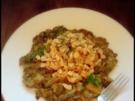 Haselnuss-Mandel-Knöpfle mit Pilzen - Rezept
