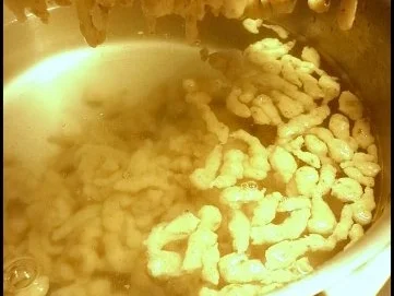 Haselnuss-Mandel-Knöpfle mit Pilzen - Rezept - Bild Nr. 11