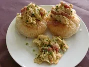 Rezept: Tartelettes mit Rรผhrei und Speck Tartelettes mit Rรผhrei und Speck - Rezept