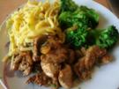 Geschnetzeltes vom Filet mit Broccoligemüse - Rezept