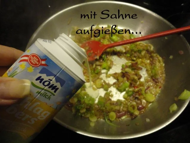 Rezept: Orientalische Pasta in Hummus Sauce & Riesen Garnelen Bild Nr. 6 Orientalische Pasta in Hummus Sauce & Riesen Garnelen - Rezept - Bild Nr. 6