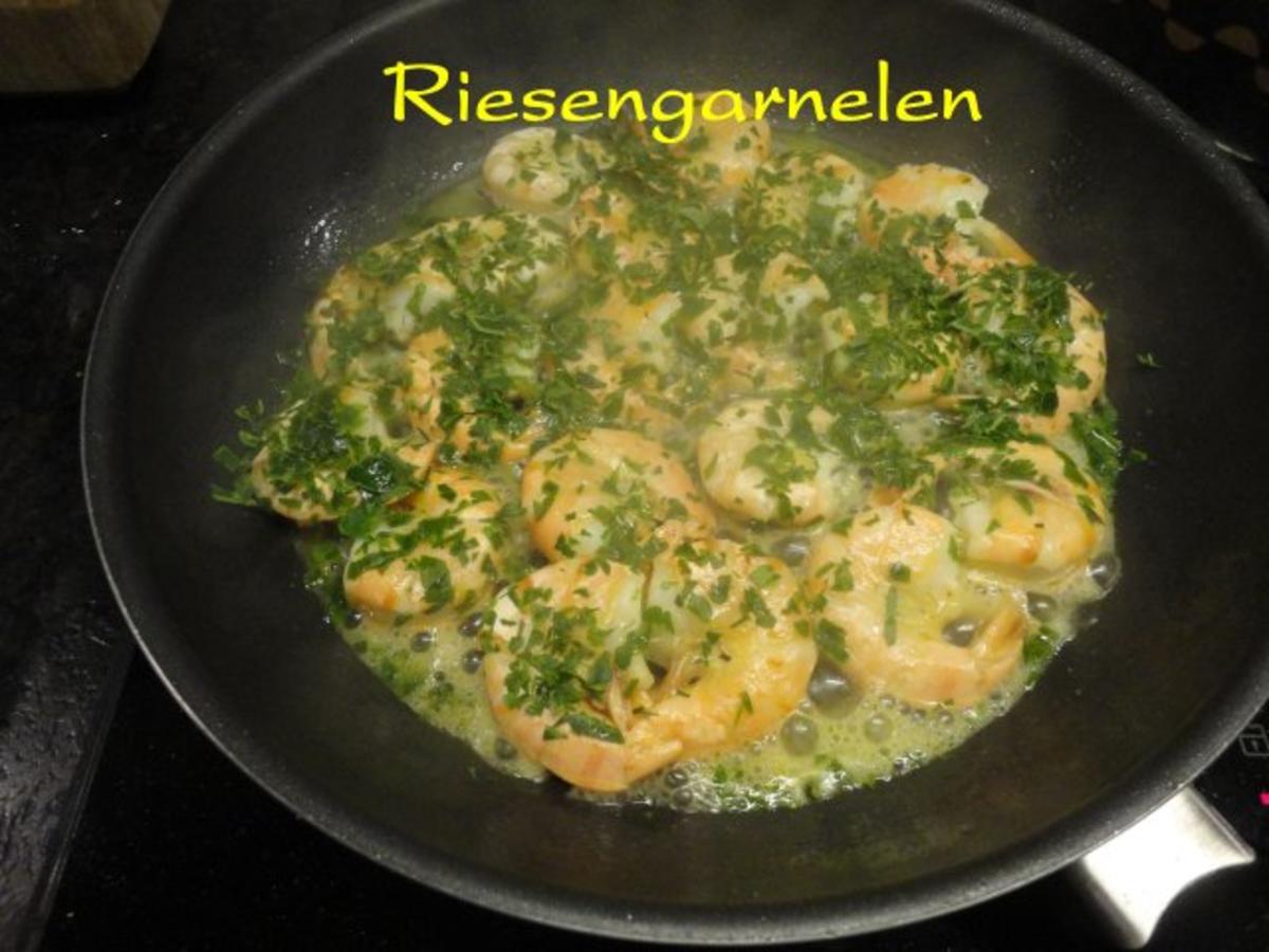 Orientalische Pasta in Hummus Sauce & Riesen Garnelen - Rezept - Bild Nr. 11