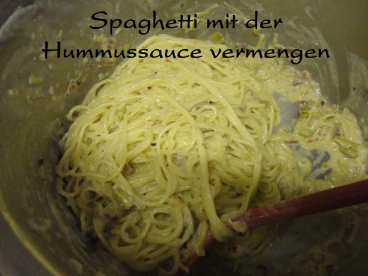 Orientalische Pasta in Hummus Sauce & Riesen Garnelen - Rezept - Bild Nr. 12