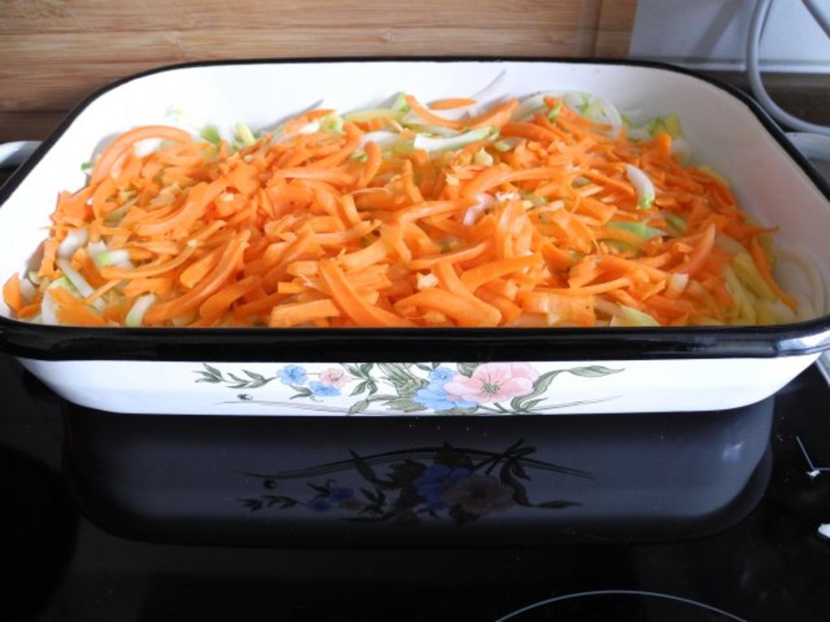 Vegetarisch : Gemüseauflauf mit Parmesan überbacken - Rezept - Bild Nr. 10