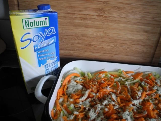 Rezept: Vegetarisch : Gemüseauflauf mit Parmesan überbacken Bild Nr. 11 Vegetarisch : Gemüseauflauf mit Parmesan überbacken - Rezept - Bild Nr. 11