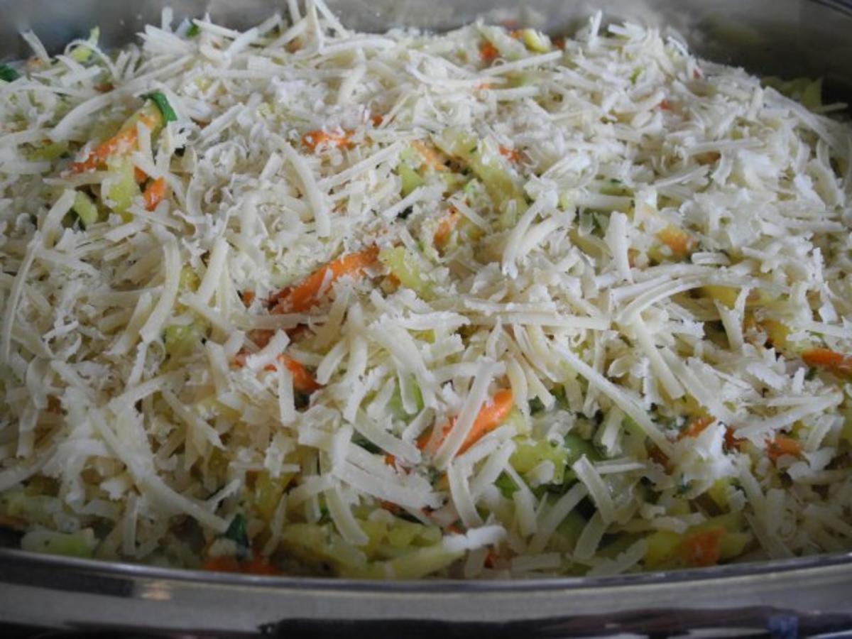 Vegetarisch : Gemüseauflauf mit Parmesan überbacken - Rezept - Bild Nr. 20