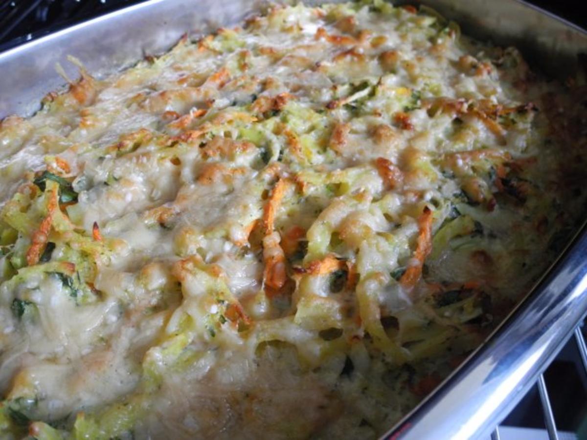 Vegetarisch : Gemüseauflauf mit Parmesan überbacken - Rezept - Bild Nr. 22