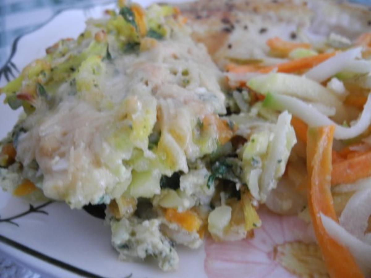 Vegetarisch : Gemüseauflauf mit Parmesan überbacken - Rezept - Bild Nr. 2