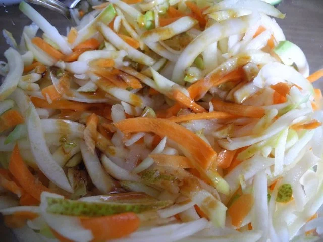 Rezept: Vegan : Obst / Gemüse - Salat mit Kokosöl und Kokosblütensirup Bild Nr. 7 Vegan : Obst / Gemüse - Salat mit Kokosöl und Kokosblütensirup - Rezept - Bild Nr. 7