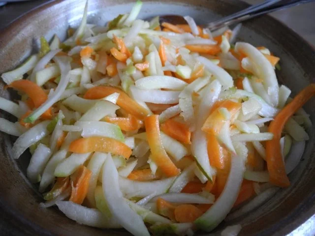 Rezept: Vegan : Obst / Gemüse - Salat mit Kokosöl und Kokosblütensirup Bild Nr. 9 Vegan : Obst / Gemüse - Salat mit Kokosöl und Kokosblütensirup - Rezept - Bild Nr. 9