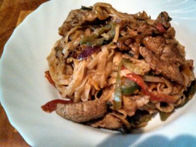 Rice Noodles Chicken Pepper´s - Rezept