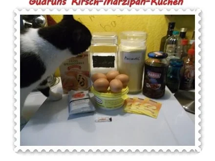 Kuchen: Kirsch-Marzipan-Kuchen - Rezept - Bild Nr. 2