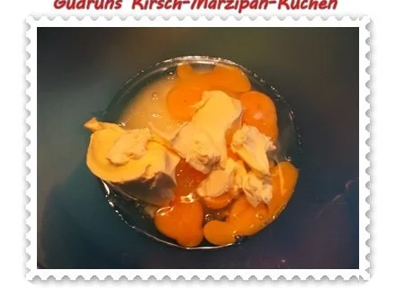 Kuchen: Kirsch-Marzipan-Kuchen - Rezept - Bild Nr. 5