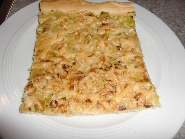 Pizza mit Lauch und Schinkenwürfel - Rezept - Bild Nr. 20