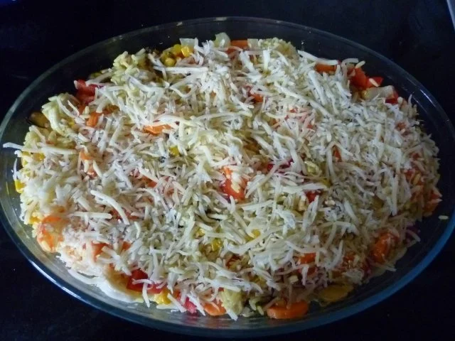 Auflauf herzhaft - Reisauflauf mit Meeresfrüchten - Rezept - Bild Nr. 3