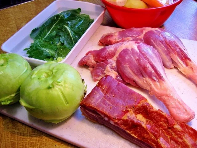 Kohlrabi-Eintopf mit Gänsekeulen ... - Rezept - Bild Nr. 3